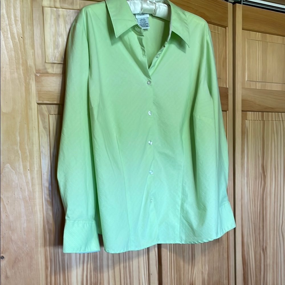 Light Green Button-Up Shirt
